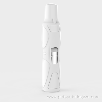 LED Pet Nail Grinder white pet nail grinder